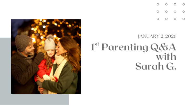Parenting Q&A with Sarah replay is uploaded!