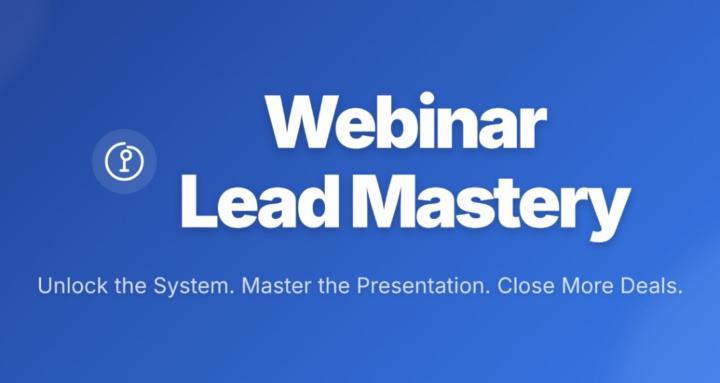 Webinar Lead Mastery
