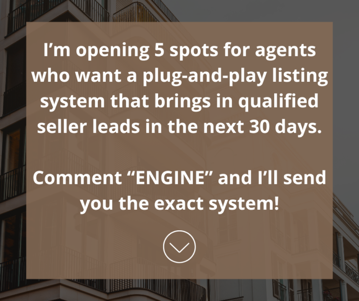 I'm opening 5 spots for real estate agent 🎉