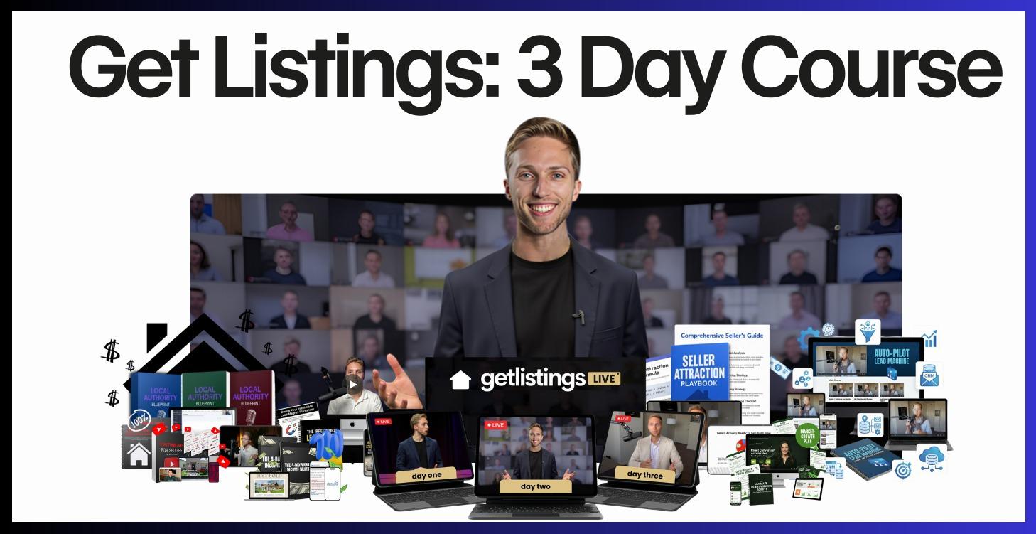 Get Listings: 3 Day Course