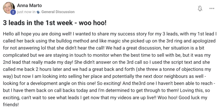 Anna Is already working on a $2M listing! 