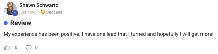 Shawn made $13K from one lead