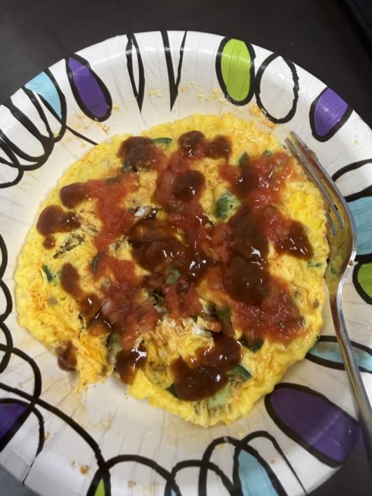 Workout and breakfast 