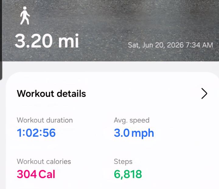 Morning walk