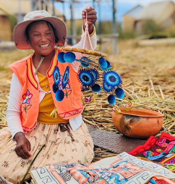 Floating Village of Uros Community - Peru