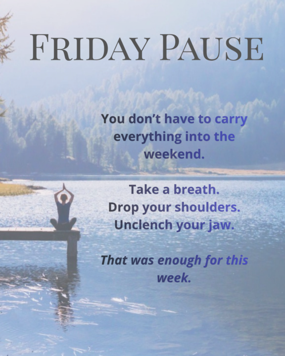 Friday Pause 🌿