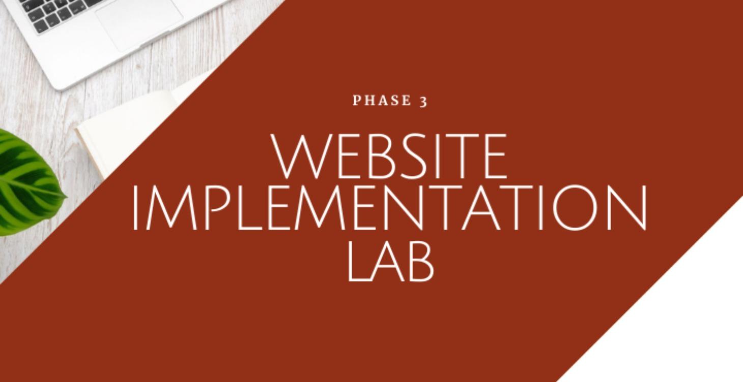 Website Implementation Lab