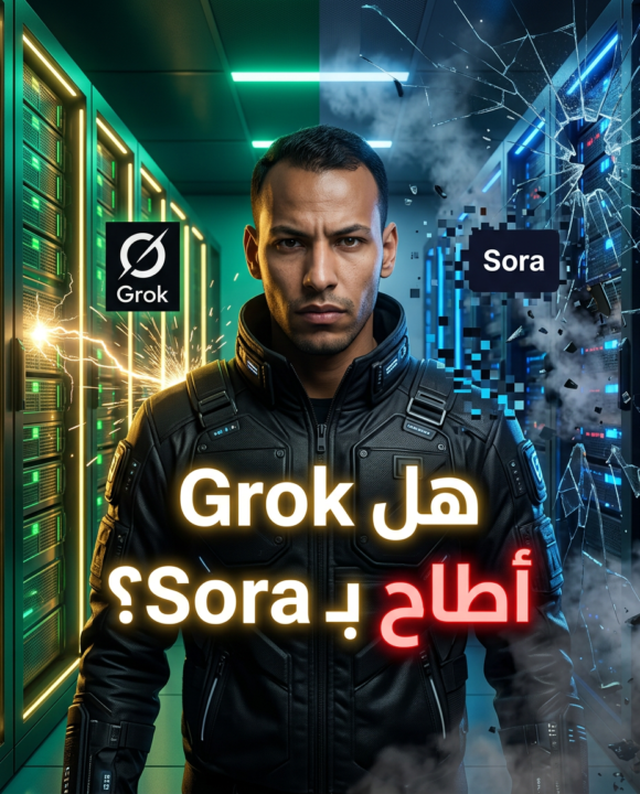 هل موقع Grok قتل Sora بالكامل؟ 🤔 الحقيقة الصادمة وراء انسحاب OpenAI من سوق الفيديو! 🚨