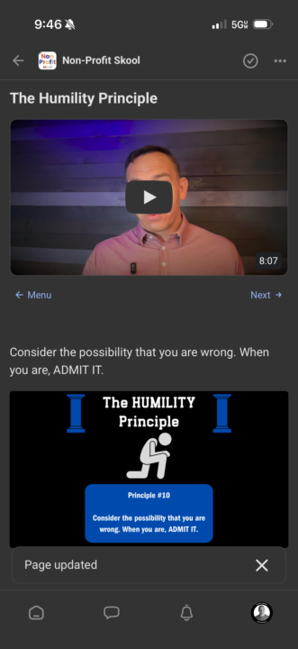 The Humility Principle 