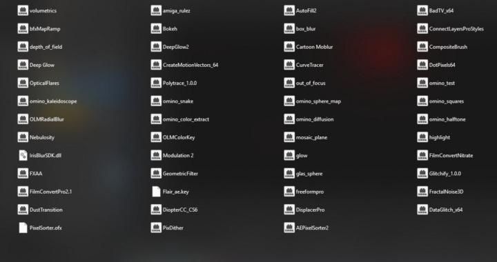 Pack de mas 18 plugins para After Effects 