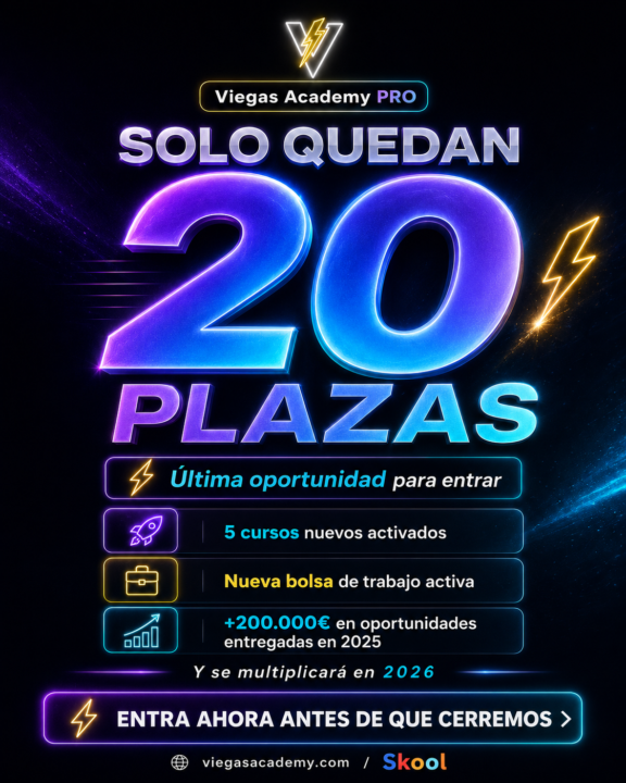 🔥 CUPOS ABIERTOS — VIEGAS ACADEMY PRO