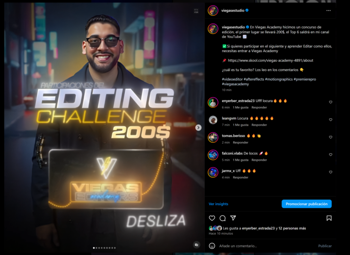 CARRUSEL DEL EDITING CHALLENGE