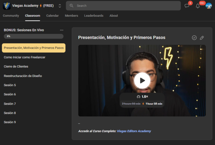9 Clases Nuevas Disponibles Gratis