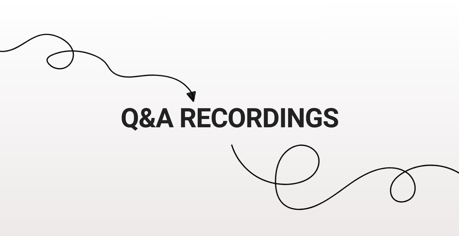 Q&A Recording