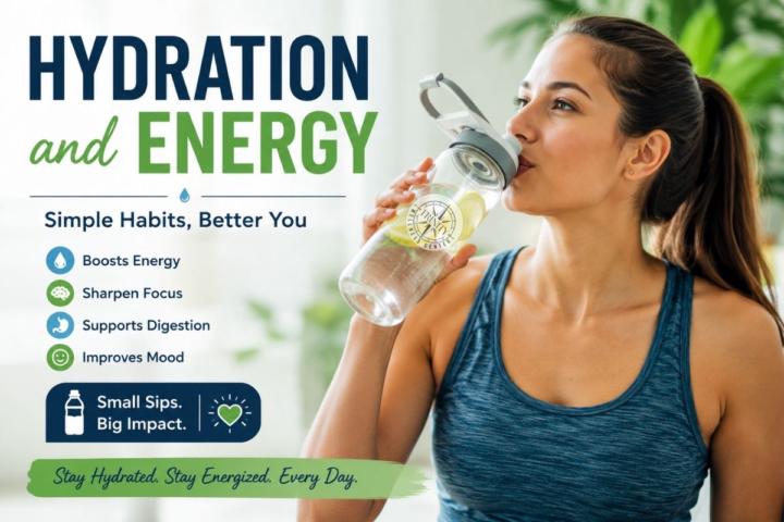 Hydration and Energy: Simple Ways to Feel Better Daily
