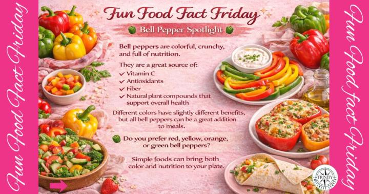 Fun Food Fact Friday - April 3, 2026: Bell Peppers