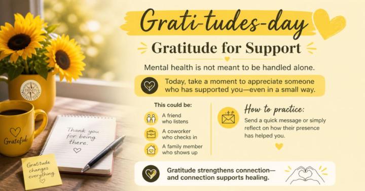 Grati-tudes-day – Gratitude for Support