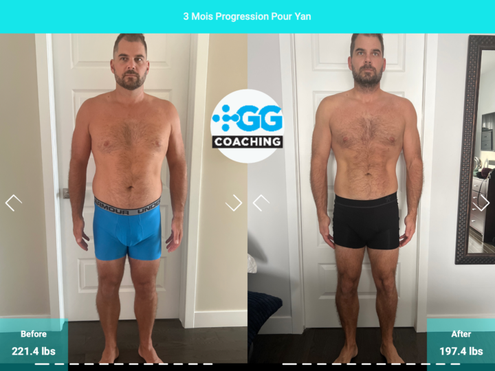  Yan Gervais — 24 lbs perdus en seulement 3 mois!