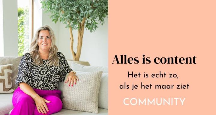 Alles is Content