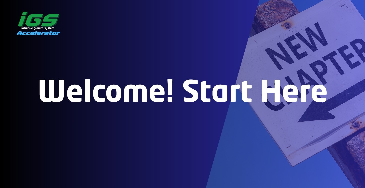 Welcome! Start Here.