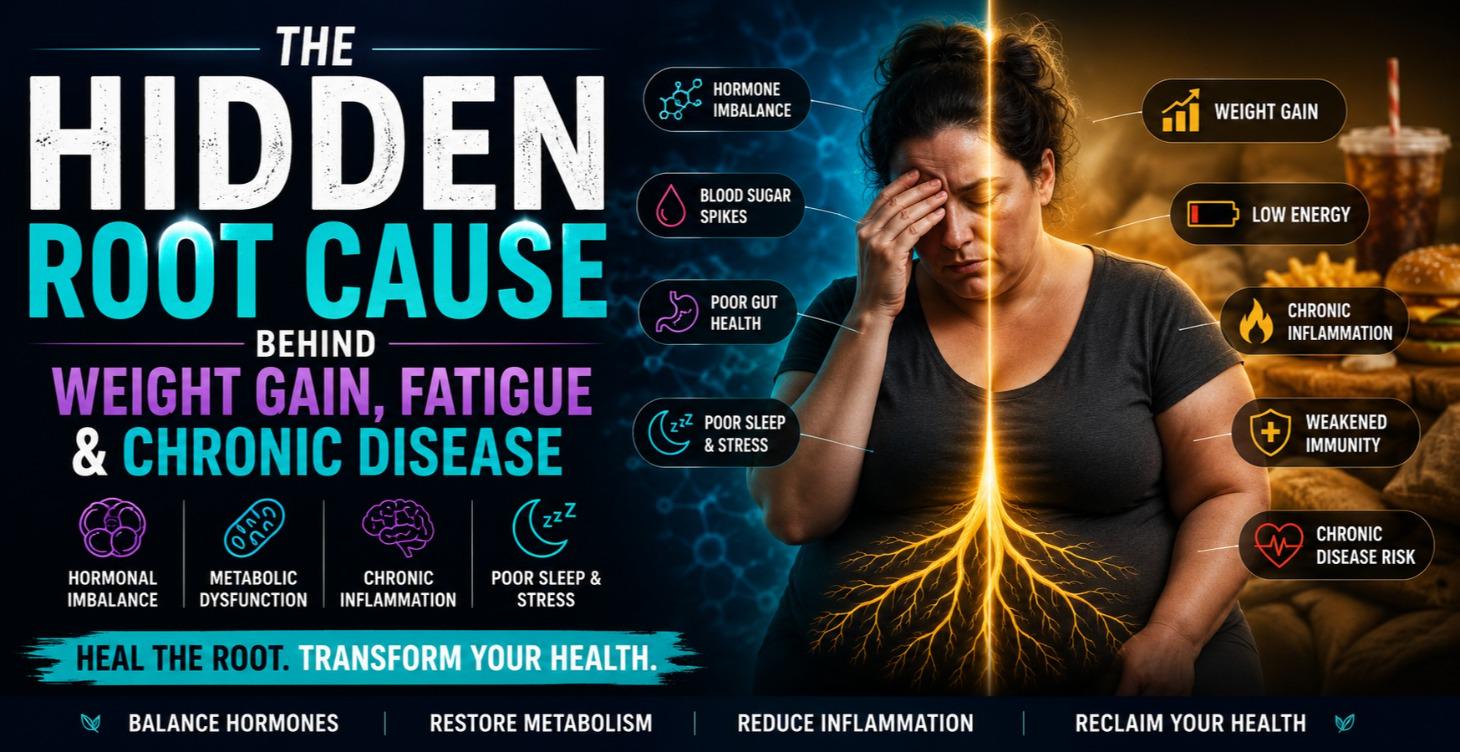 Hidden Root Cause Behind Weight Gain, & Disease