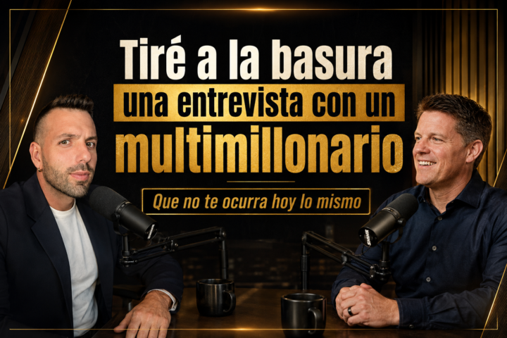 Tiré a la basura una entrevista con un multimillonario.