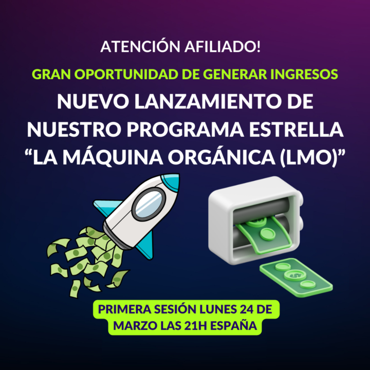 Presentación Afiliados NUEVO lanzamiento de La Máquina Orgánica🚀