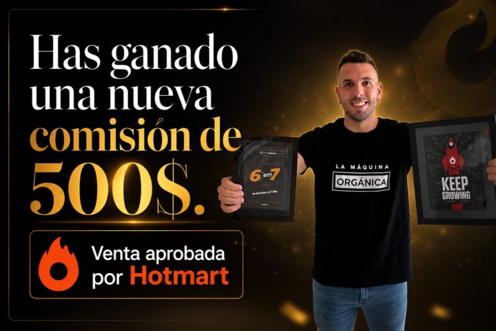 Has ganado una comisión de 500$