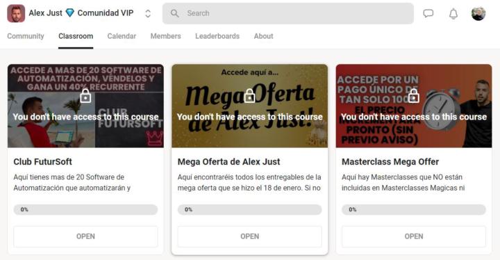 No accedo al Club Futursoft