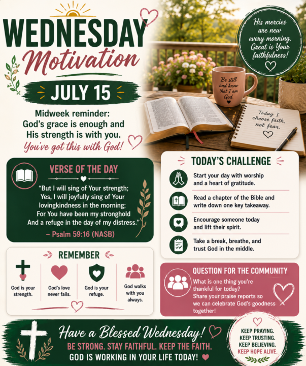 ☀️ Wednesday Motivation | July 15