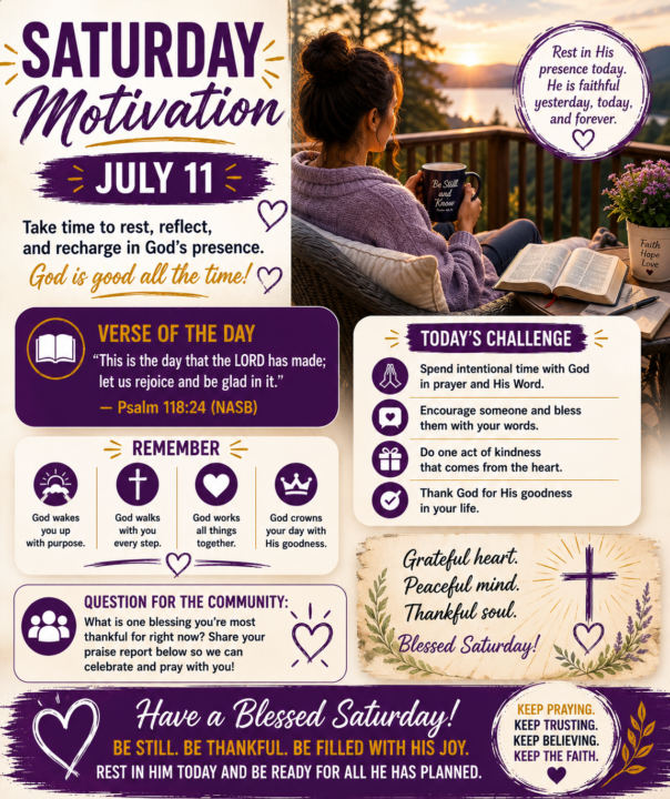 ☀️ Saturday Blessings | July 11