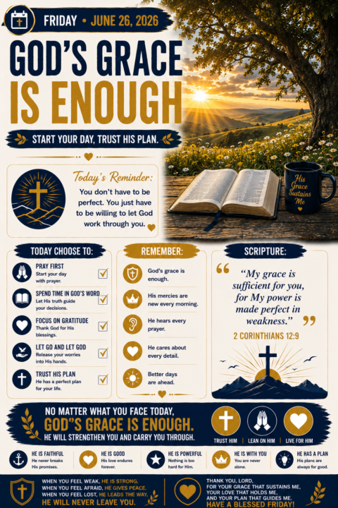 GOD’S GRACE IS ENOUGH 🙏