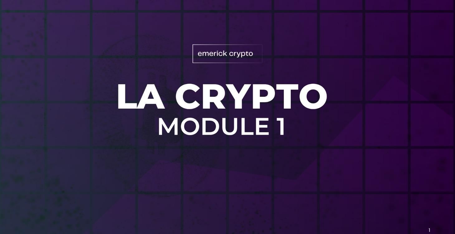 LA CRYPTO C'EST QUOI ?