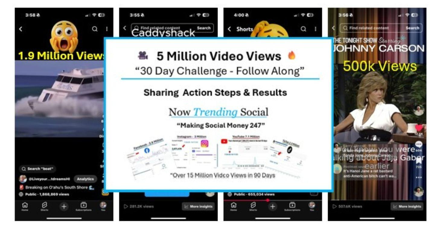 5 Million Video Views in 30 Days