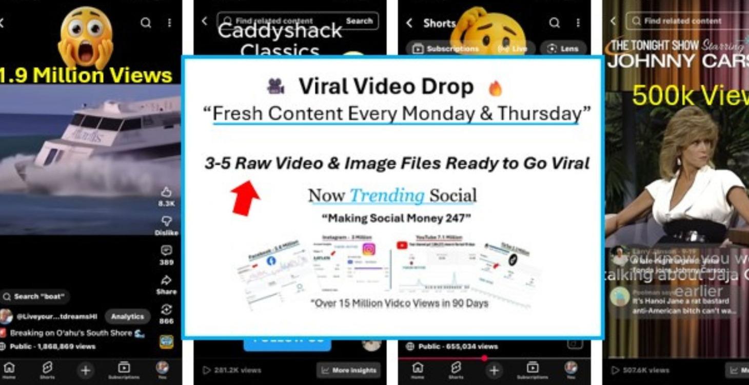 🎬 VIRAL VIDEO DROP — EVERY MONDAY & THURSDAY