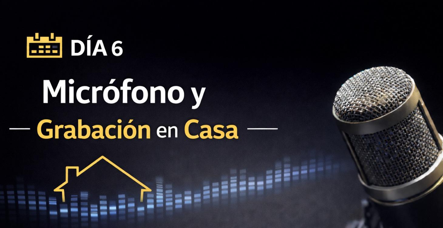 Micrófono y grabación en casa