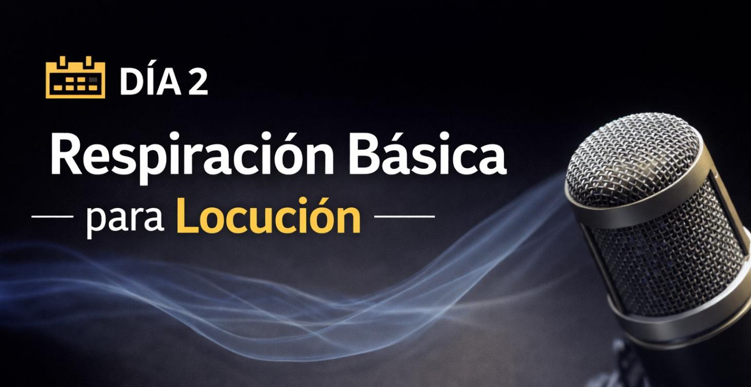 Respiración básica para la locución