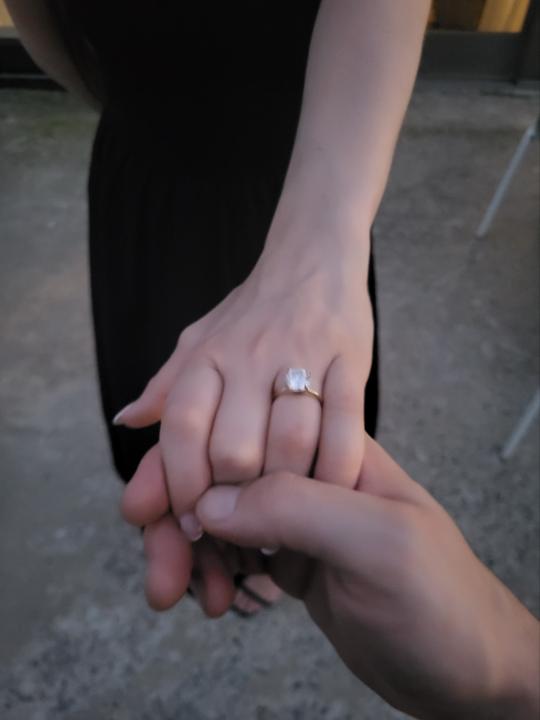 She said yes 