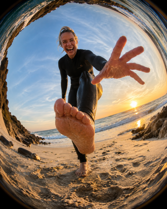New Prompt - Action Fish EYE