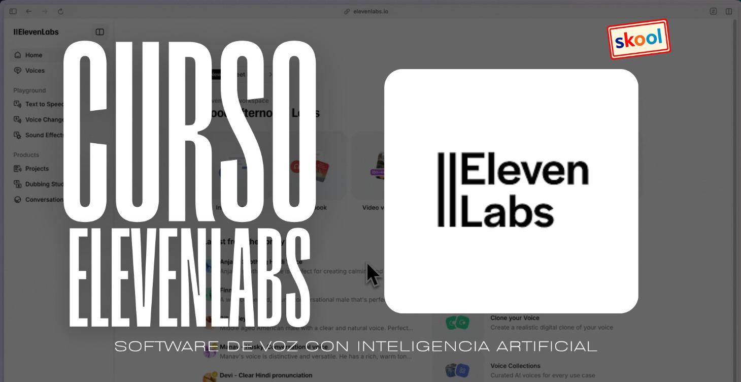 🆕 CURSO ELEVENLABS