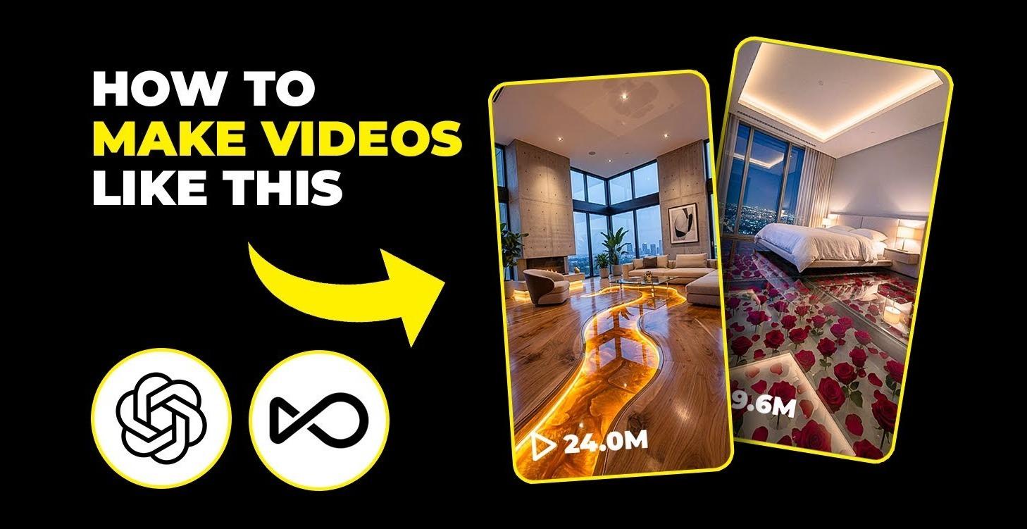 Luxury Interior Timelapse Video With AI