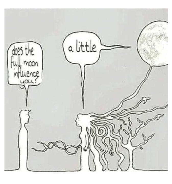 Full moon energy