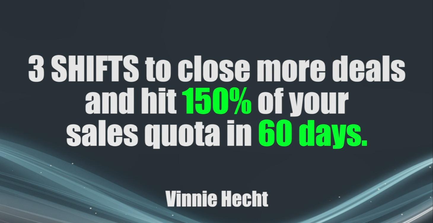 '3 Shifts' To Close More Deals (Video Training)