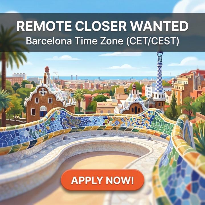 Hiring: Remote Closer (High-Ticket Education)