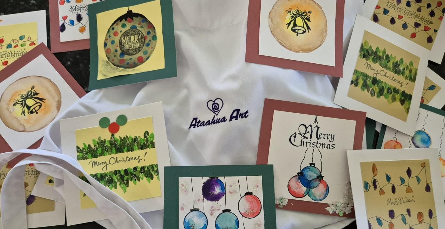 Waterpainting Christmas Cards