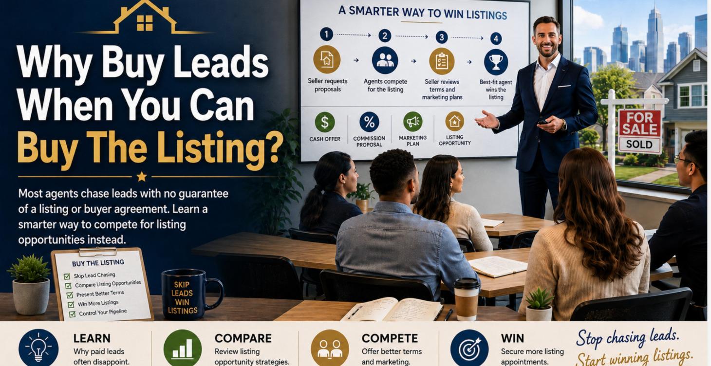 Why Not Buy A Listing - Not Leads?