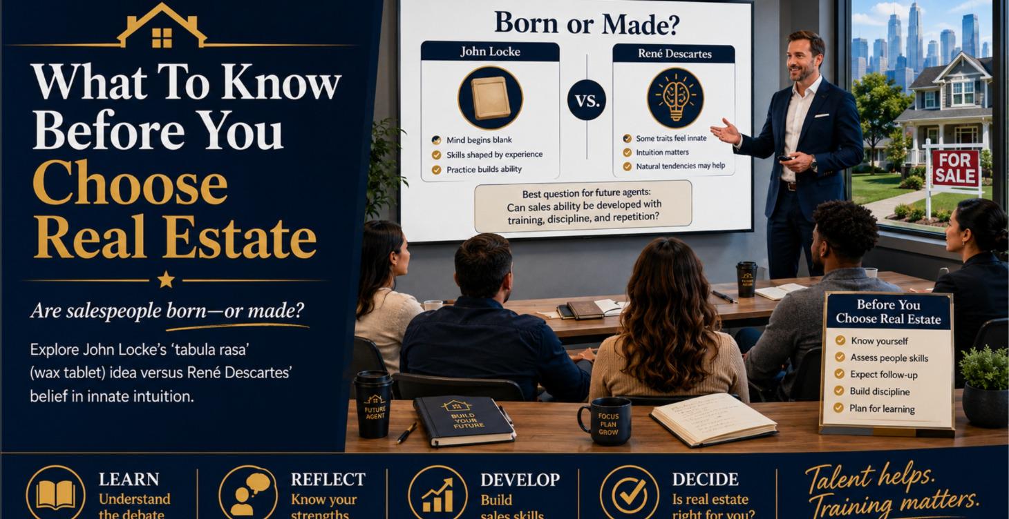 (1) Considering A Real Estate Career - Read This