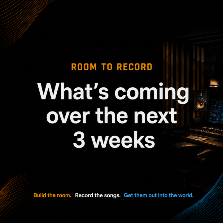 What's COMING SOON for Room to Record
