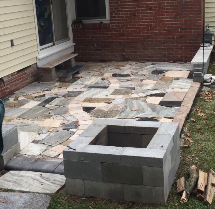 Scavenged Patio