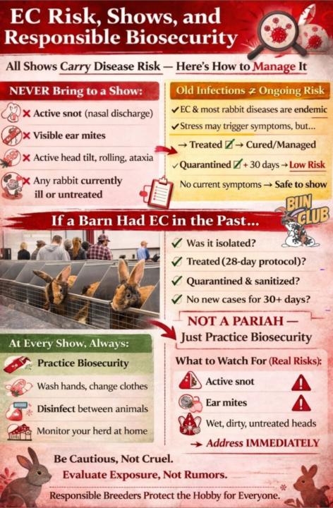 EC Risk, Shows, and Responsible Biosecurity